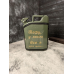 Каністра бар подарункова для алкоголю на 10 літрів з посудом “Пікнік“ зелена в подарунок чоловікові